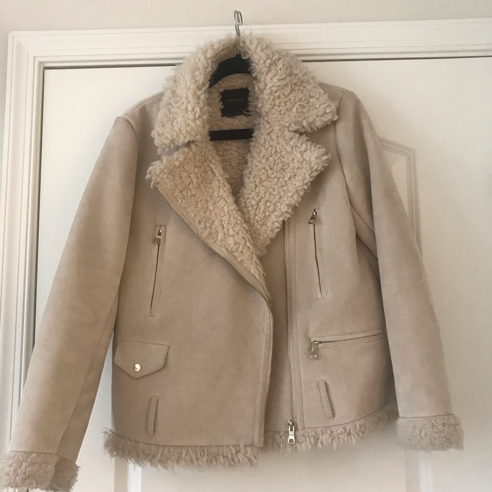 Shearling Moto Jacket